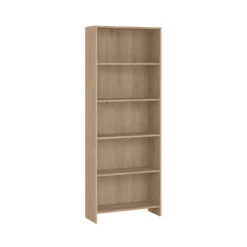 Maddie reol med 5 hylder i eg 175,5x66x25,5 cm