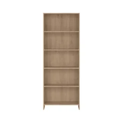 Maddie reol med 5 hylder i eg 175,5x66x25,5 cm