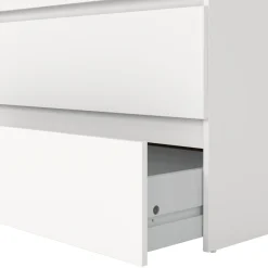 Maise kommode H:70 x B:138 x B:41 cm med 6 skuffer i hvid