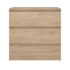 Maise kommode H:70 x B:70 x D:41 cm med 3 skuffer i egelook