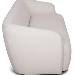 Melisa - 3 personers sofa i hvid boucle L: 220 x D: 84 x H: 66 cm