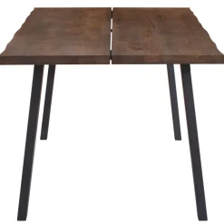 Molly plankebord - 240x95 cm - i smoked eg med A-ben - (Forberedt til tillægsplader)