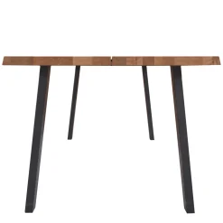 Molly plankebord - 200x95 cm - naturligt olieret eg med A-ben (Forberedt til tillægsplader)