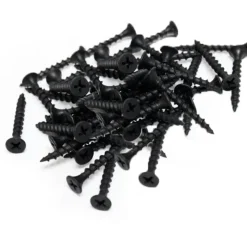 Monteringsskruer/Panelskruer til akustikpanel, sort, 4,2x30 mm, 50 stk.