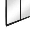 New Yorker spejl med sort ramme 180 x 80 cm