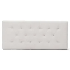 Nia sengegavl 140x63 cm i beige tekstil