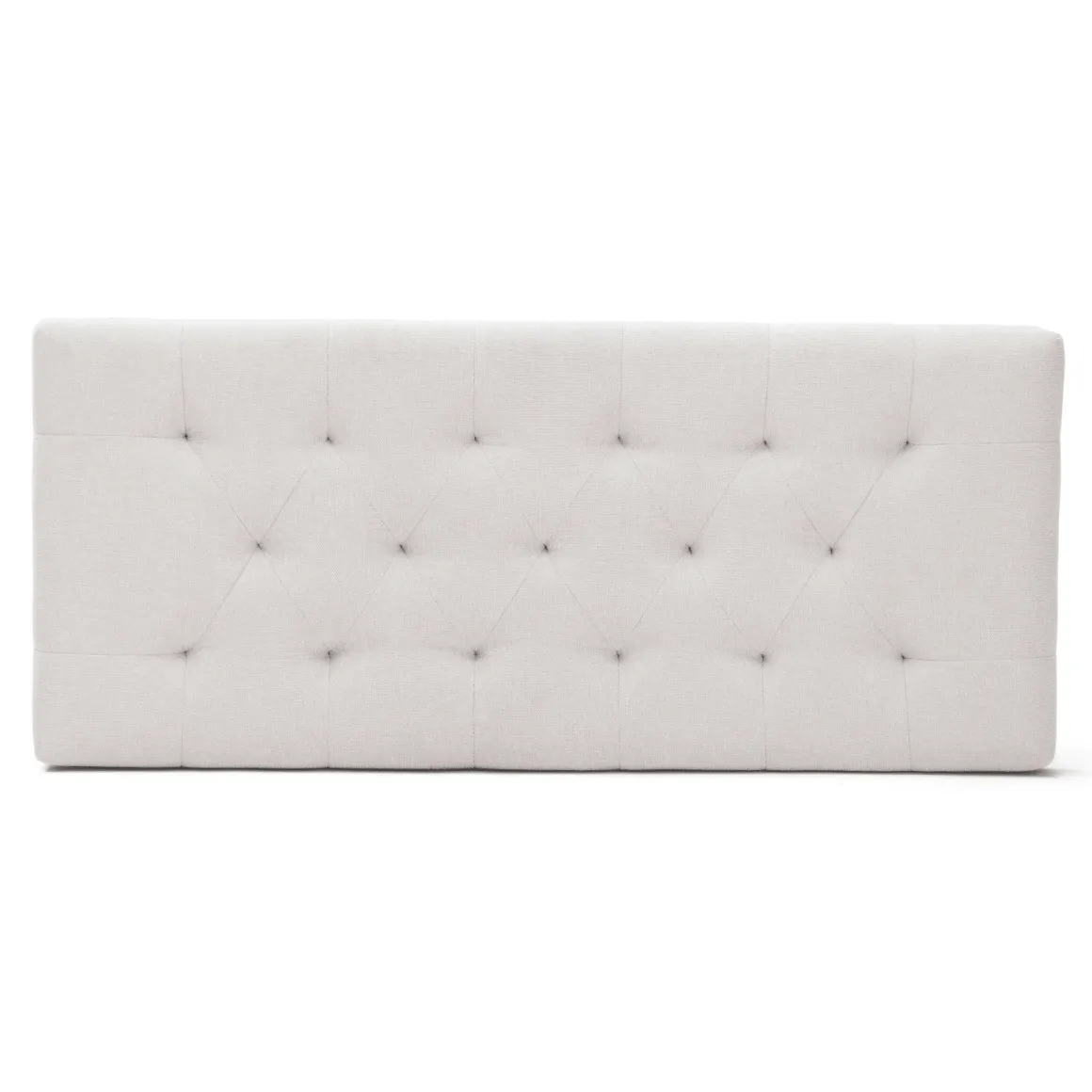 Nia sengegavl 140x63 cm i beige tekstil