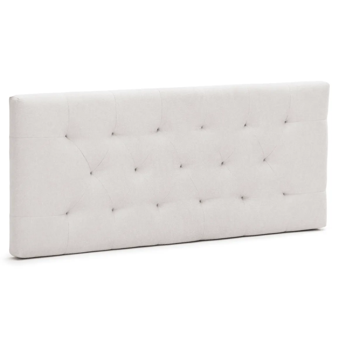 Nia sengegavl 140x63 cm i beige tekstil