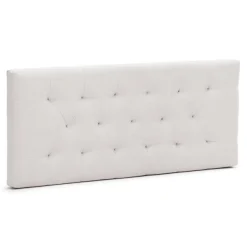 Nia sengegavl 180x63 cm i beige tekstil