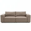 Noelle sovesofa i sand tekstil
