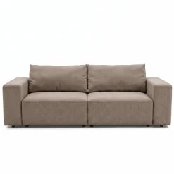 Noelle sovesofa i sand tekstil