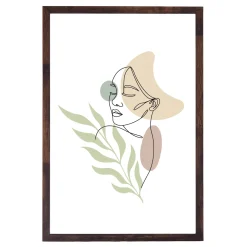 Paloma billedramme 60x90 cm røget træ