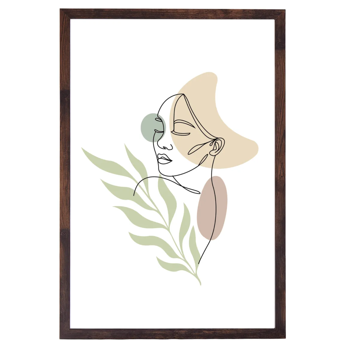 Paloma billedramme 60x90 cm røget træ