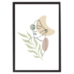 Paloma billedramme 60x90 cm sort