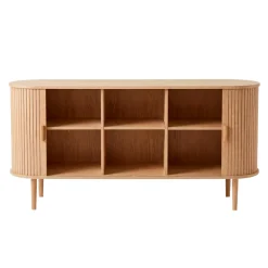 Penelope skab med jalousilåger i eg - 160x40x78 cm