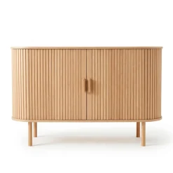 Penelope skænk med jalousilåger i eg - 120x40x78 cm