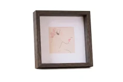 Salma dyb billedramme røget eg 25x25 cm