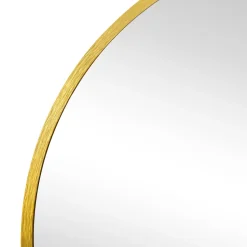Sofie Ovalt Spejl Med Messing/Guld Ramme 50 x 80 cm